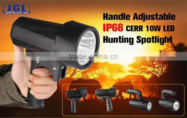 1100Lm rechargeable portable field lighting 5JG-9910 hand shaking torch light