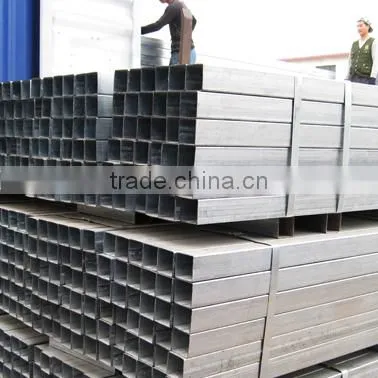 100*150*2.5 Astm standards erw steel galvanized weld