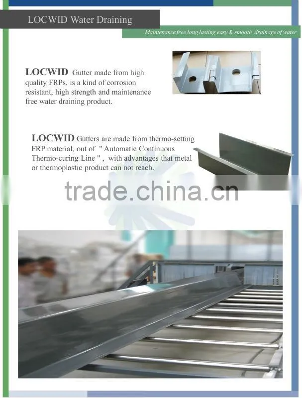 3.0mm FRP Gutter