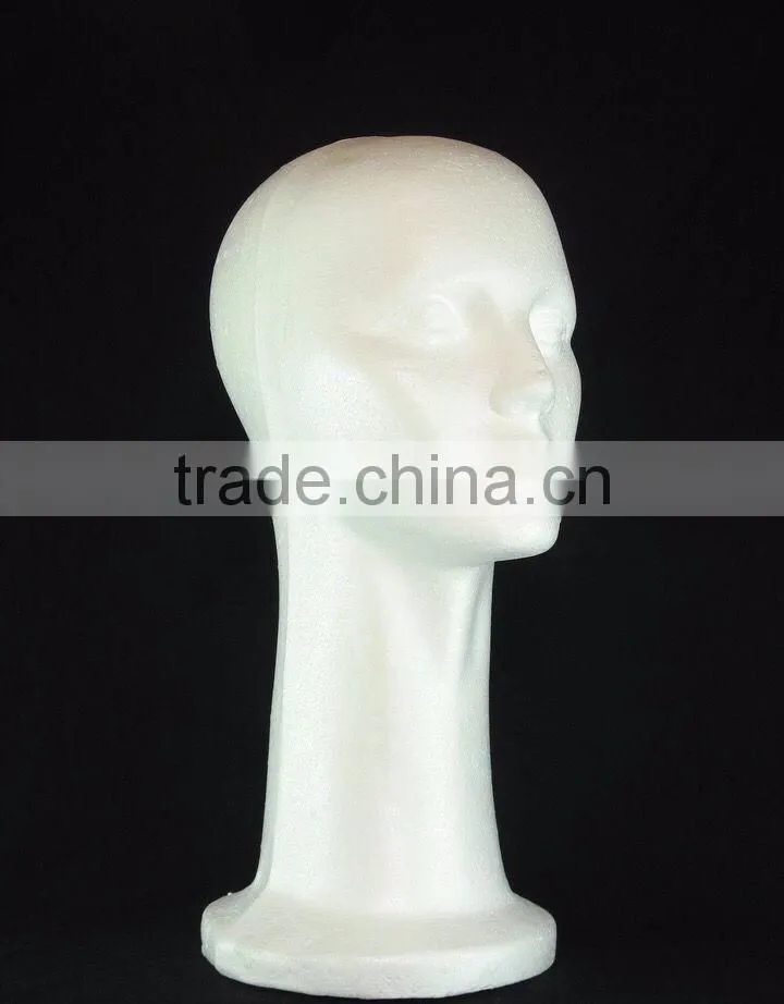 Cheap foam mannequin head for hat display