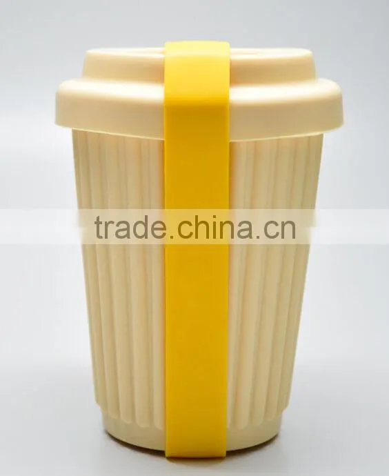 drinking unbreakable silicone coffee mugs with lid &fancy coffee cups&silicone coffee mug