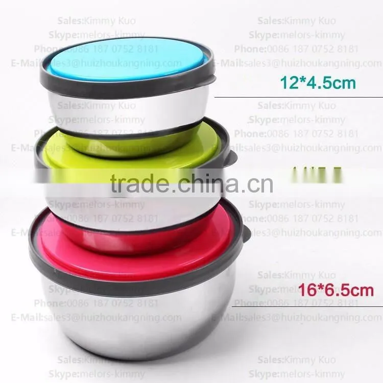 Good quality stainless steel food container with lid