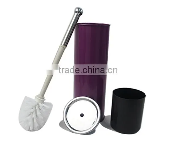 Home Basics Vented Stainless Steel Toilet Brush Holder