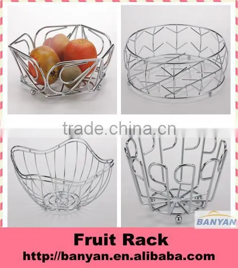 HOT SALE fruit rack display shelf,HOT stainless steel fruit basket