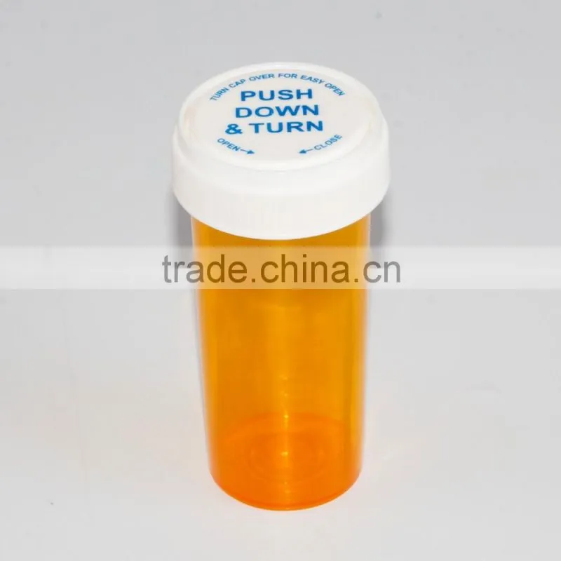 child resistant cap vial