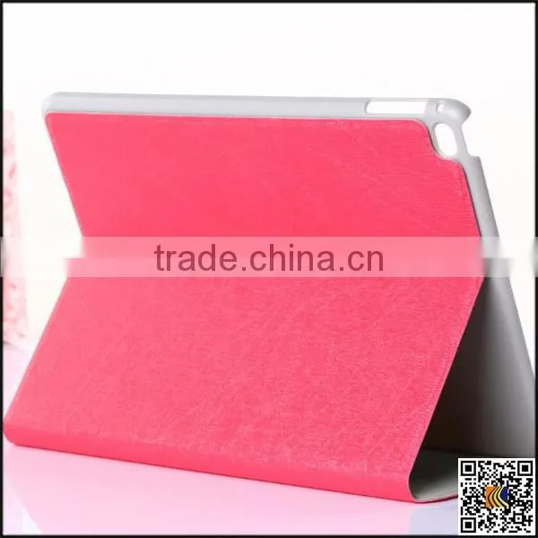 Flip Leather skin cover wallet leather Case with stand for ipad 6, flip case