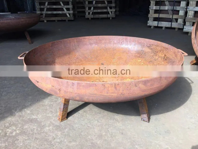 China Professional Large outdoor Carbon Steel Fire Pit Bowl