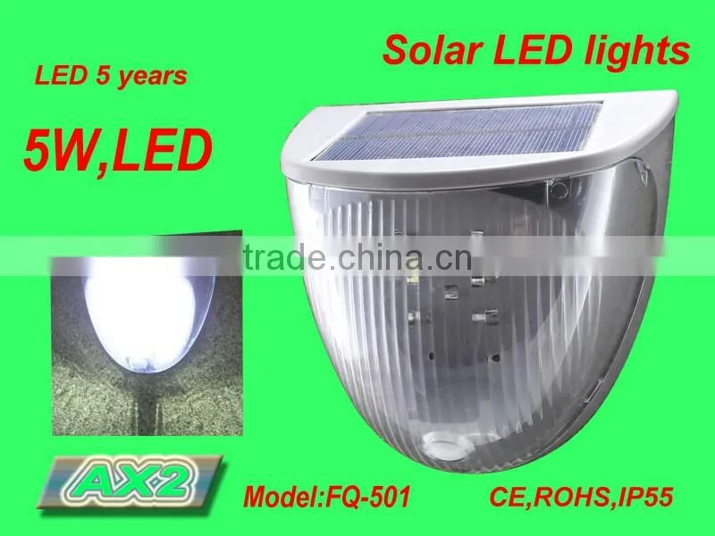 FQ-502 Solar LED Powered Infrared Sensory Light Wall Lamp Security Light,induction light,,battery powered led