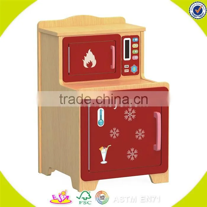 Wholesale preschool kitchen furniture toy, wooden pretend kitchen toy, best design children wooden pretend kitchen toy W10C273