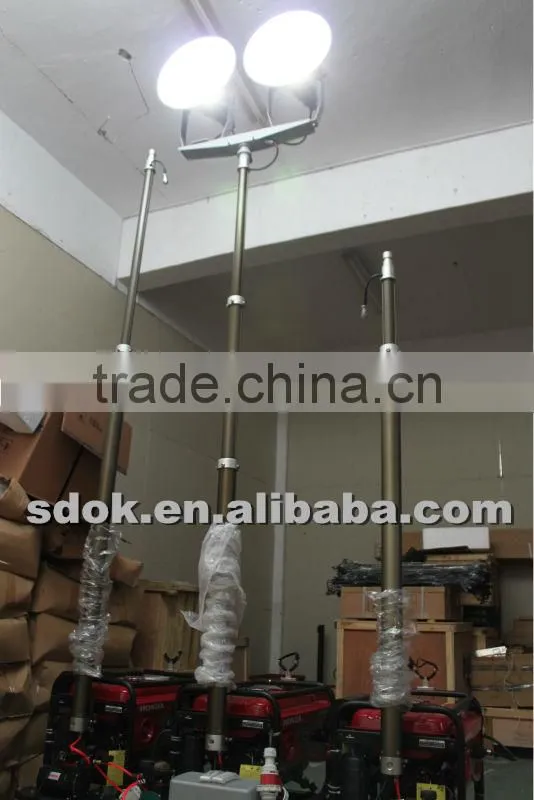 Professional portable tower light with High-quality,OKHQ-ZM1000A mobile lighting tower