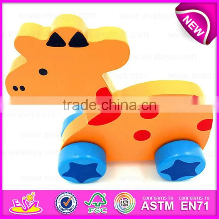 Hot sale Pull Wooden Rapid Snail Toy for kids,New Promotional Gift children snail cartoon pull line toy W05B107