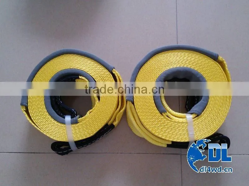 9M Polyester Snatch Strap 4x4 Tow Strap For Recovery Truck Vehicle Tools