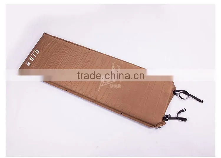 Faux Suede Sith PVC Automatically Inflating Sleeping Pad Connectable Camping Mat 2.55KG