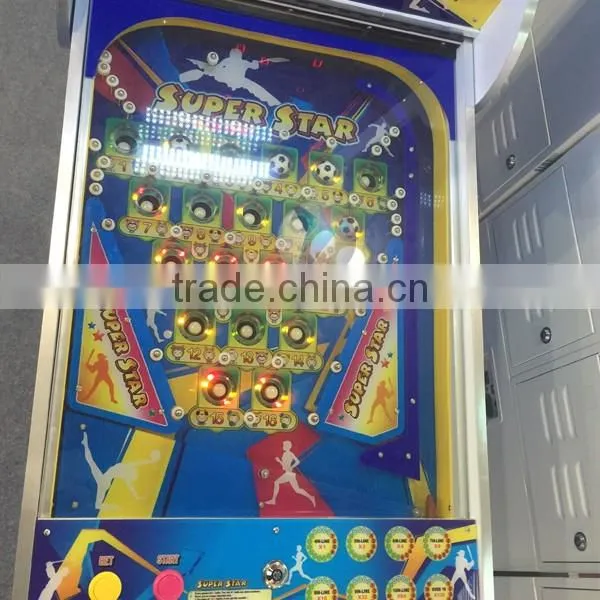 2016 new amusemnt coin operated AC DC PREMIUM pinball vending game machine for sale