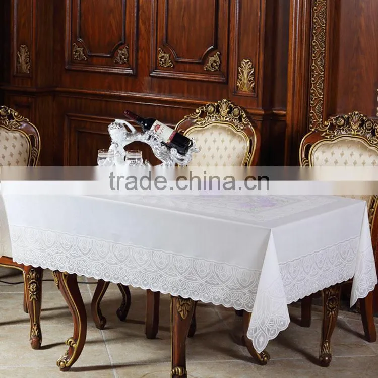 Table covers vinyl lace tablecloth roll PVC tablecloth roll