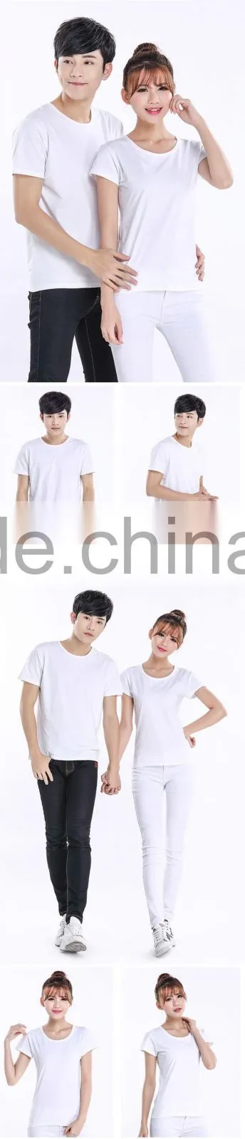 kids men and women wholesale custom white t shirt