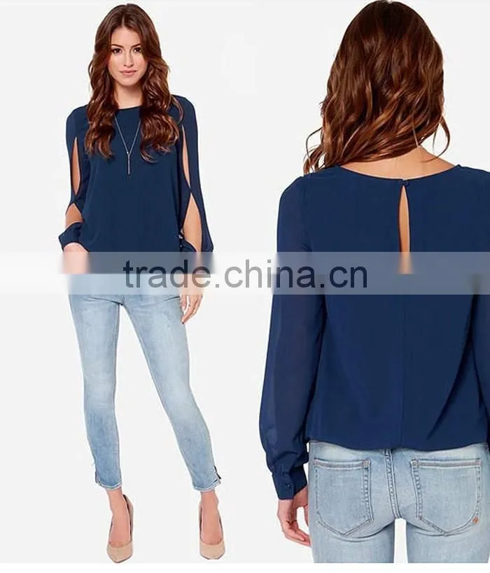 Women Long Sleeve Cropped One Off Shoulder Mini Casual Summer Tops