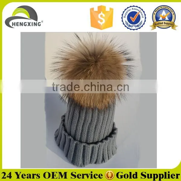 Wholesale Winter fur hat custom
