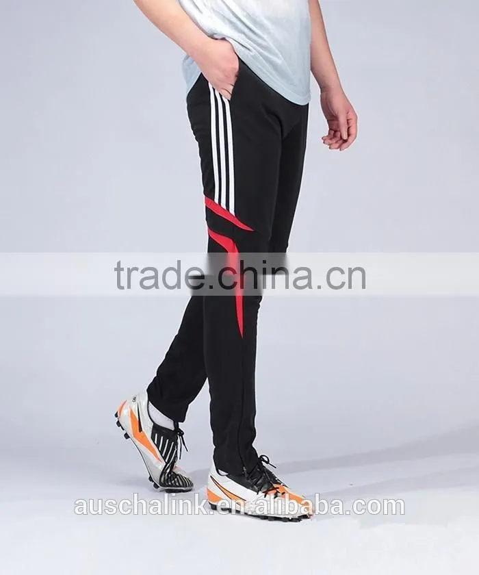2016 new style custom unisex soccer training pants low price