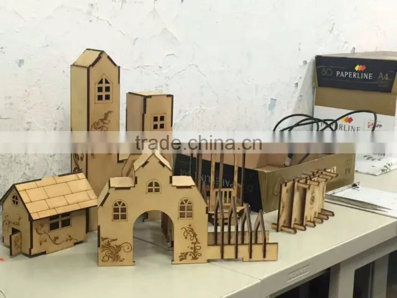 best selling laser cutting machine 400w for 25mm wood