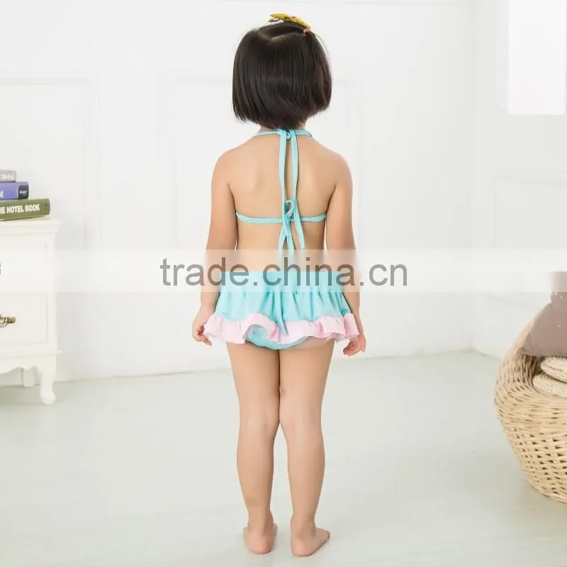 2017 Baby summer boutique clothing set baby bikini children's swimwear kids swimming wear baby beach clothing