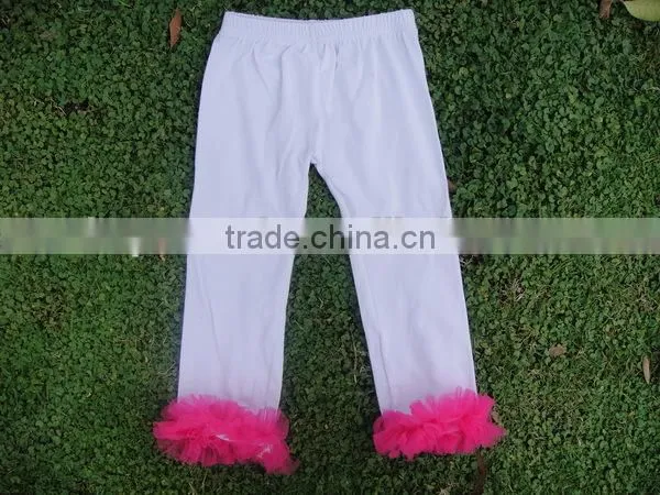 Hot sale Girls Ruffle Pants 100% Cotton Baby Petti Pants Wholesale