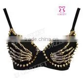 Overbust Zipper Steampunk Steel Bone Pirate Corset Tops