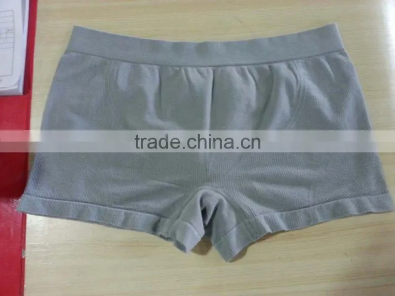 Bamboo Fiber Men Seamless Boxer Shorts