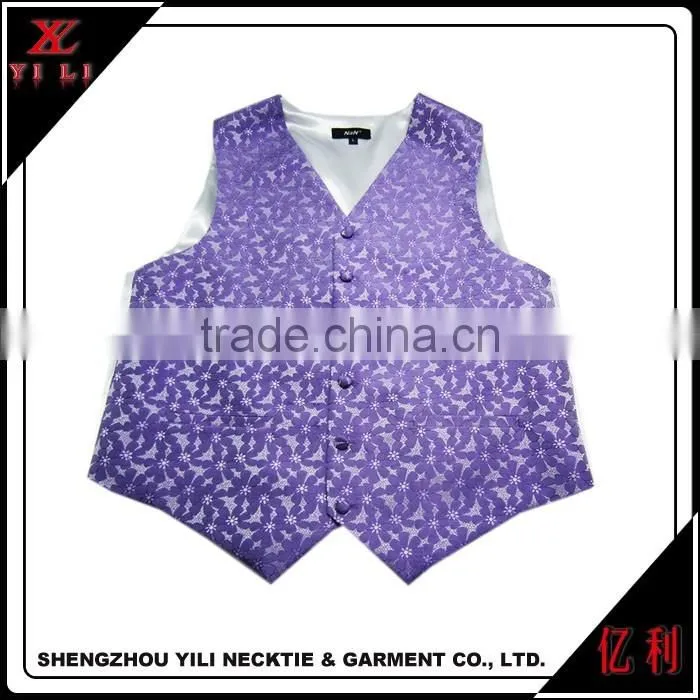 High quality Paisley design latest fashion waistcoat