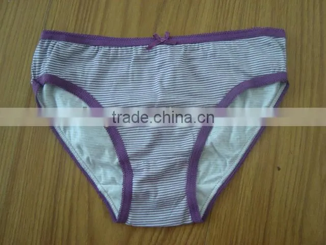 Beatiful brief underwear for girls with bow