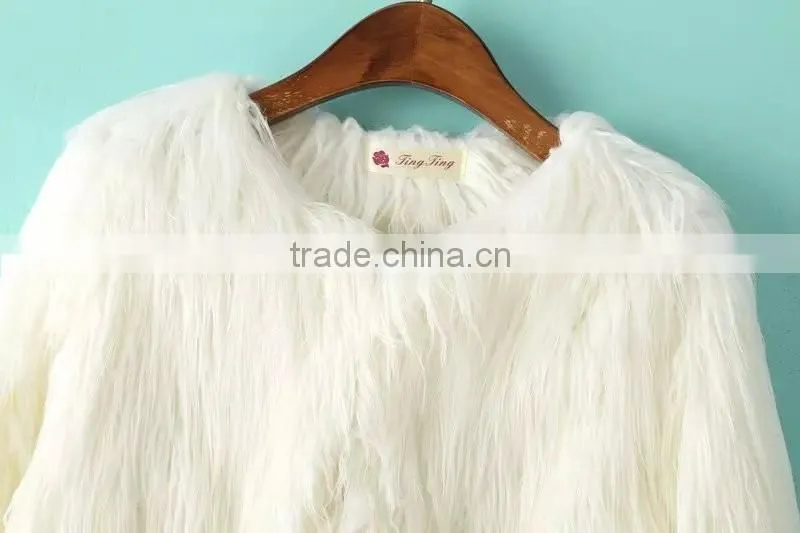 2017 fake fur new autumn and winter women fur fur coat long sleeves women sweater coat