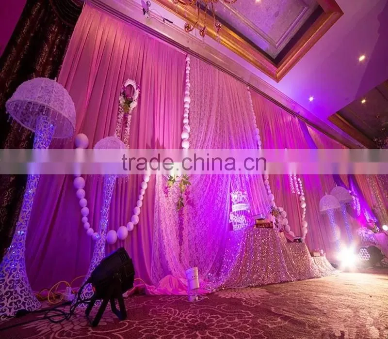 Wedding Backdrop Sparkly Photo Booth Backdrop Gold Sequin Fabric Gold Wedding Curtain with Detachable Swag