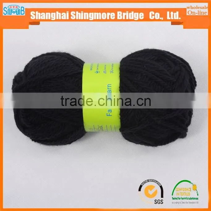 China supplier wholesale wool acrylic blended fancy yarn for knitting sacrf with cheap price