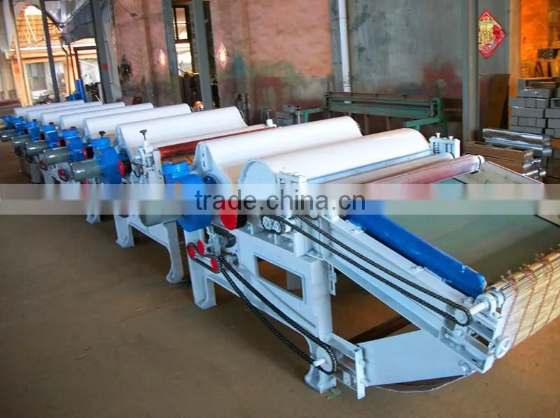 Textile waste tearing machine