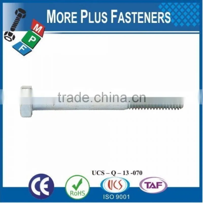 Made In Taiwan DIN 931 Hexagon Partial Thread Bolt DIN 931