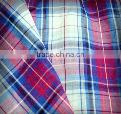 100 cotton yarn dyed fabric