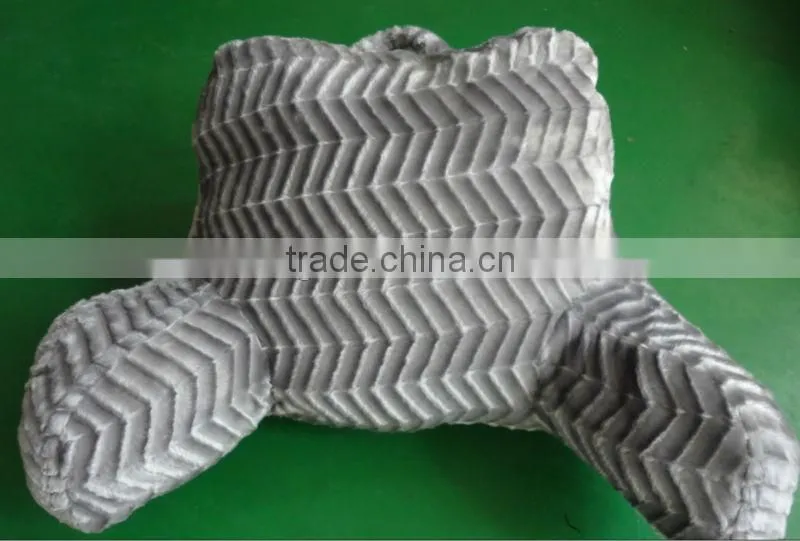 super soft pv plush brushed beding rest pillow