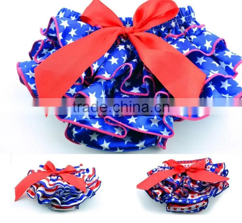New Arrival baby bloomers wholesale multi-color softful ruffle bloomers