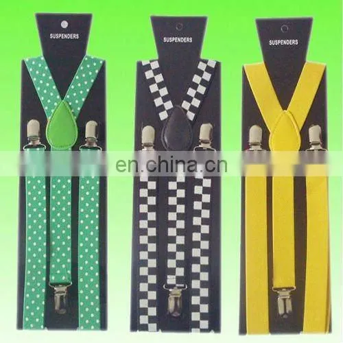 Wholesale Cheap Classic Solid Colour Suspender, fashion suspenders, clips suspenders