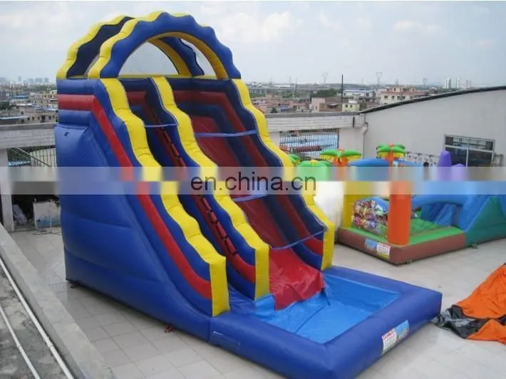 Funny children waterslide entertainment inflatable used commercial water slides