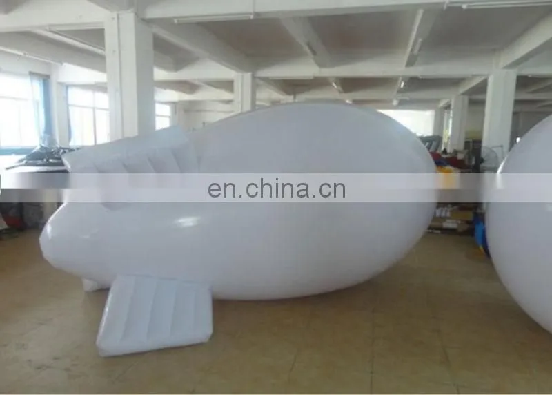 4m long inflatable blimp airship/inflatable zeppelin helium balloon for advertising