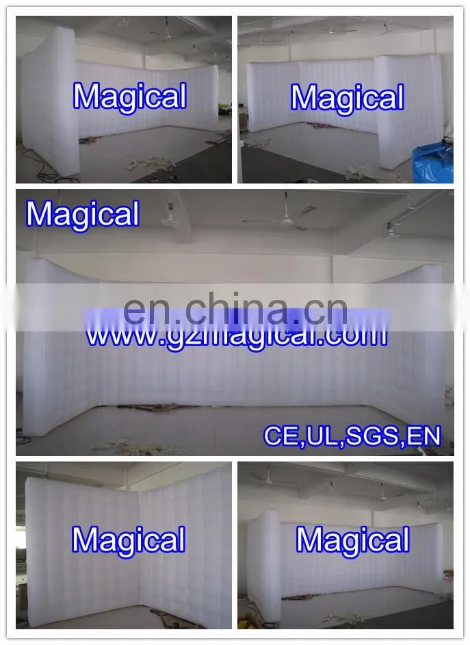 indoor trade show air standing office inflatable wall