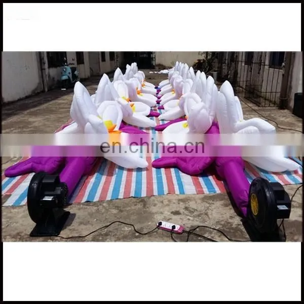 inflatable flower chain decoration