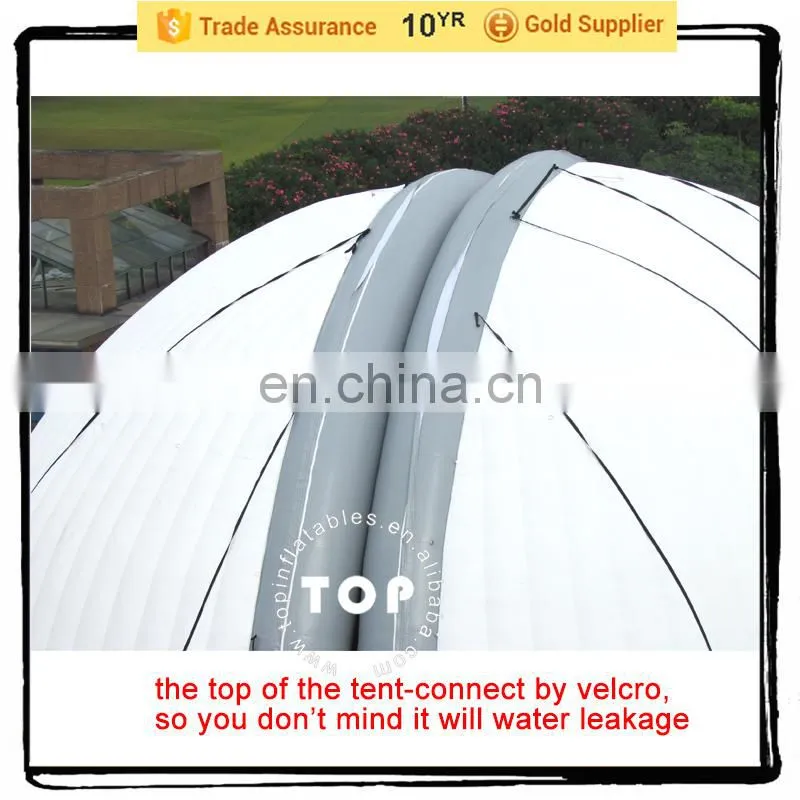 TOPINFLATABLES camping tent, hot sale inflatable large tent for party, wedding