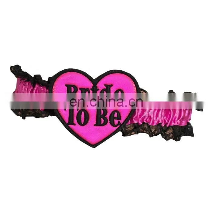 Wholesale Hen Party Black Bride To Be Wedding Garter