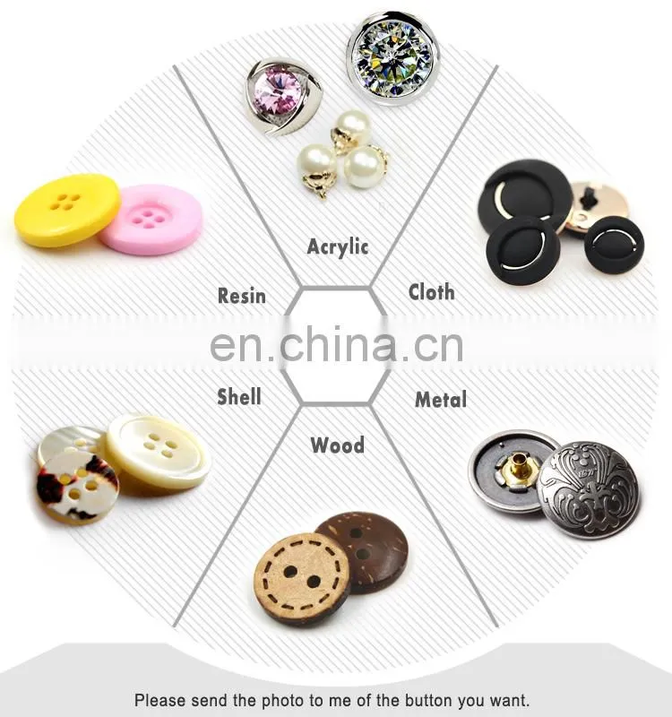 stylish fancy buttons / covered shirt snap buttons