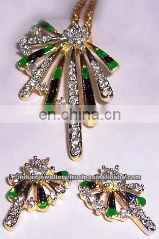 cz pendants jewelry manufacturer, cz pendant jewelery exporter