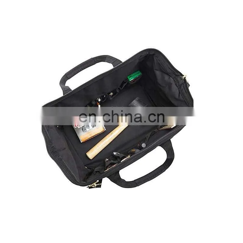 Large volume tool bag with shoulder belt