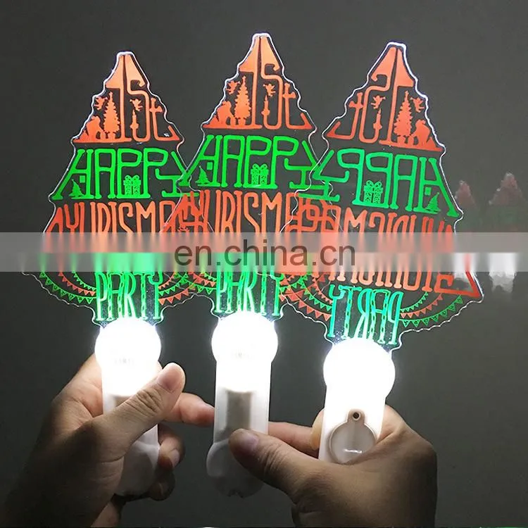 Wholesale price concert promotional colorful flashing LED acrylic stick