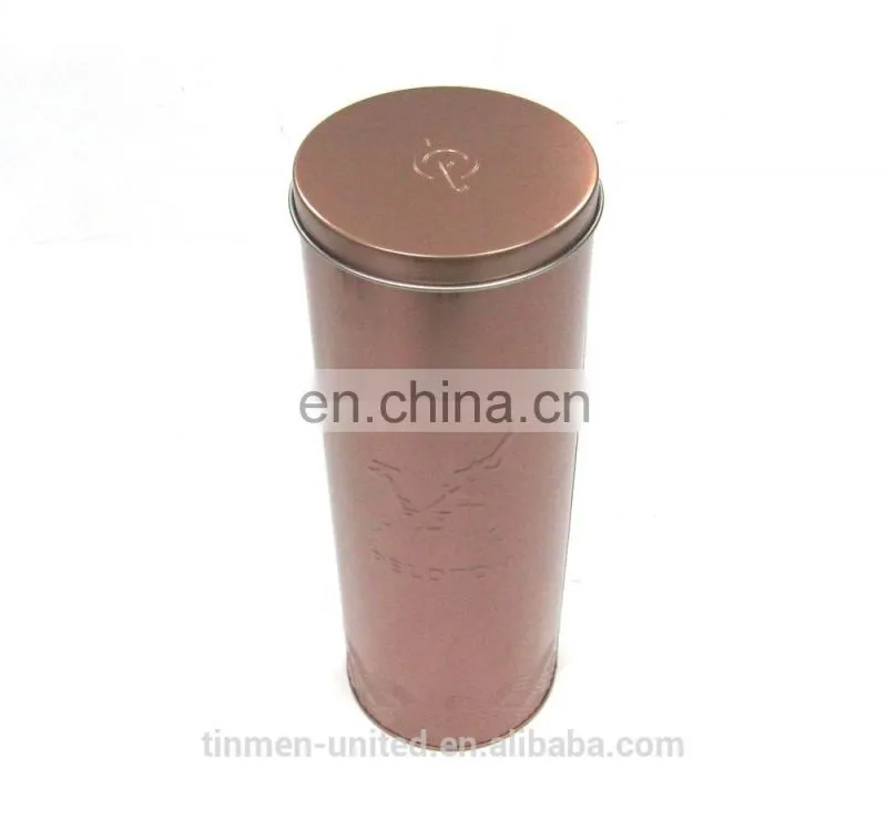 Tall Round Bike Keepsake Tin Box